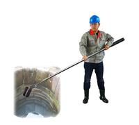 Cazo portátil para muestreo de agua de 0,5/1 L con vara telescópica larga para recolección de muestras, mango antideslizante y vaso graduado para agua depósito(1000ML,1.17-4m(3.8-13ft))