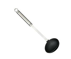 Cazo sopero profesional de nylon KitchenCraft con mango de acero inoxidable, 33 cm (13")
