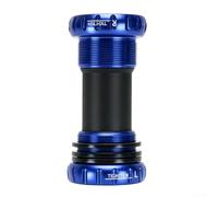 Cazoleta Bici MTB Carretera Roscada 68-73mm Aleación | Cojinetes de para acero para suave, rotación eficiente, transferencia potencia, reducción fricción, duradero(Blue)