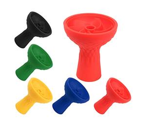 Cazoleta de Silicona para Shisha. Nicotine Free, Libre de nicotina. No se rompe ni se Quema. Compatible y Universal con Todas Las shishas y cachimbas.