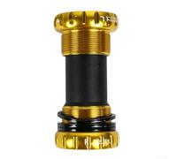 Cazoleta Inferior Roscada Bici MTB Aluminio 24mm | roscado seguro, aleación aluminio ligera, diámetro 24mm, compatible MTB ruta, instalación estable(Golden)