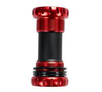 Cazoleta Inferior Roscada Bici MTB Aluminio 24mm | roscado seguro, aleación aluminio ligera, diámetro 24mm, compatible MTB ruta, instalación estable(Red)