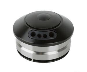 Cazoleta Integrada 1-1/8 Aluminio Cable Interno 52mm | Aleación aluminio ligero, cable interno freno, tubo para dirección 52-52mm, negro mate duradero(B)