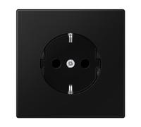 Cazoleta SCHUKO® LS, color negro mate (referencia: JUNG LS1520KIPLSWM)
