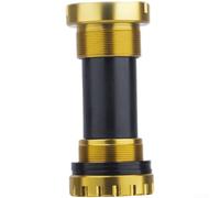 Cazoletas BB91 Roscadas Aleación Aluminio 68-110mm | Aleación aluminio, roscado, compatibilidad 68-110mm, ligero y , para MTB y ruta(Yellow)