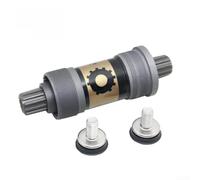 Cazoletas Pedalier 68x113mm 12 Dientes para acero Cazoletas Pedalier | para acero aleación, 68x113mm para preciso, interfaz 12 ranuras, transferencia potencia eficiente, negro mate(B)