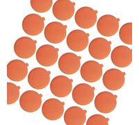 CAZSTYK 100 unidades de cápsulas de café de 37 mm, cubiertas adhesivas de aluminio para tapas de sellado para preservar el sabor, sellos duraderos de papel de aluminio para cápsulas de espresso