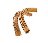 CAZSTYK 2 fundas de cuero para correa de bolsa, fundas protectoras para asas de bolsa, fundas protectoras para bolsos, correa protectora de agarre de cuero, Khaki