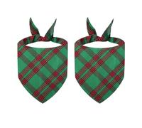 CAZSTYK 2 pañuelos para mascotas para gatos y perros, accesorios de fiesta de Navidad, bandanas para perros, bufanda, triángulo, toalla de saliva, collar de vacaciones para mascotas
