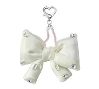 CAZSTYK 2. Soporte de cinta de moda, compacto, metal, acrílico, viaje, para mochilas y bolsos, bonito lazo, llavero, accesorio, Blue