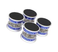 CAZSTYK 4 aisladores de vibración de aleación de aluminio para altavoces que logran una salida más limpia y reduce las interferencias de ruido, patas de aluminio