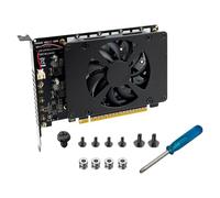 CAZSTYK Adaptador de expansión NVMe PCIe X16 de cuatro bahías compatible con tarjeta de transferencia de datos de velocidad rápida de 4 x 128 Gbps con ventilador de refrigeración y almacenamiento para