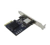 CAZSTYK Adaptador de servidores Ethernet PCIE3.0 de 10 Gbps RJ45 Gigabit tarjeta de red 10000 M con soporte de perfil bajo para escritorio