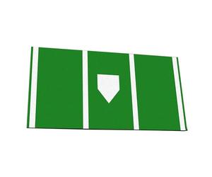 CAZSTYK Alfombrilla de césped inmune permanente a la intemperie, 120 x 200 cm, polipropileno para uso en interiores de béisbol