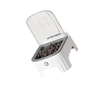 CAZSTYK Alimentador automático de gran capacidad con sensores de horario cronometrados, tapa, almacenamiento de alimentos para mascotas y comedero de fácil limpieza