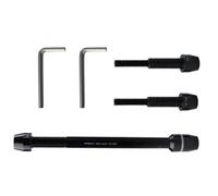 CAZSTYK Bicicleta de entrenamiento a través del eje de aleación ligera de liberación rápida para un cubo seguro, se adapta a la mayoría de marcos de carretera y montaña, ejes de acero de alta