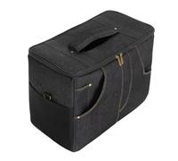 CAZSTYK Bolsa de almacenamiento para altavoces de guitarra con esquinas reforzadas, parte inferior antideslizante, amplificador exterior, Black, M, Mass Beauty