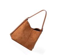CAZSTYK Bolso de hombro moderno inspirado en Corea, generoso almacenamiento, casual, profesional, cómoda correa, uso diario, gran capacidad, estilo retro, Brown, One Size