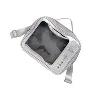 CAZSTYK Bolso de mano retro para televisores, bolso de mano, mochila transparente, bolso bandolera para mujer, bonito Itabag, Silver