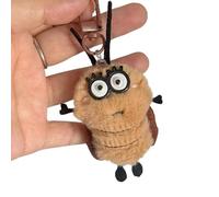 CAZSTYK Bonito llavero de cucaracha con dibujos animados divertido para niña, mochila, colgante, adorno de cumpleaños, regalo para niños, decoración de coche de peluche en miniatura
