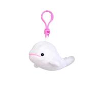 CAZSTYK Bonito llavero de peluche de animales marinos para estudiantes, alivio del estrés, bolsa escolar, colgante para mujer, llavero de felpa para adultos y niños