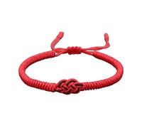 CAZSTYK Brazalete trenzado de nudo concéntrico expandible para regalo creativo para hermanas, parejas, amantes, la mejor cuerda de mano para niños, One Size, como se describe
