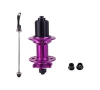 CAZSTYK Bujes delanteros y traseros para bicicletas, 4 rodamientos delanteros y traseros de 28/32/36 agujeros pasantes, buje de freno de disco fácil de usar