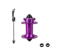 CAZSTYK Bujes delanteros y traseros para bicicletas, 4 rodamientos delanteros y traseros de 28/32/36 agujeros pasantes, buje de freno de disco fácil de usar