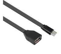 CAZSTYK Cable adaptador flexible tipo C macho a USB 2.0 hembra para transferencia de datos y carga, accesorios móviles, cable de conexión de tableta de juegos
