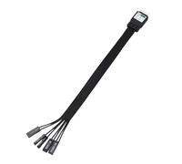 CAZSTYK Cable conector de panel frontal de placa base de 2 pines a 9 pines, interruptores de alimentación de placa base, cable LED de botón de encendido para computadora