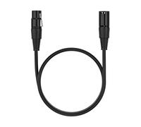 CAZSTYK Cable trenzado de 3 pines con conectores de bloqueo de metal, cable mezclador de desconexión