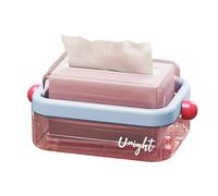 CAZSTYK Caja de almacenamiento de papel de seda con estructura ascendente densa, plan permanente para encimera de cocina, baño, fregadero, organización, dispensador de pañuelos seguro para derrames