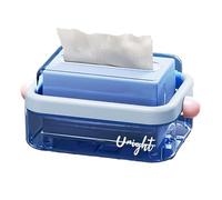 CAZSTYK Caja de almacenamiento de papel de seda con estructura ascendente densa, plan permanente para encimera de cocina, baño, fregadero, organización, dispensador de pañuelos seguro para derrames