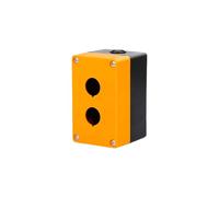 CAZSTYK Caja de botones de control amarilla de alta visibilidad fabricada para condiciones ambientales difíciles, caja de taller de fábrica