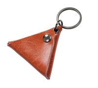 CAZSTYK Caja protectora portátil para púas de guitarra, estuche de almacenamiento triangular para guitarra, práctico contenedor de accesorios, a