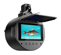 CAZSTYK Cámara subacuática a prueba de golpes con 9 luces LED anchas para todo tipo de clima, equipo de pesca profesional al aire libre con pantalla
