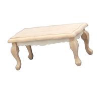 CAZSTYK Casas de muñecas en miniatura Muebles de madera Mesa de café Muñecas Casa Muebles Juguete Escala 1:12 Accesorios de Sala de Estar Accesorios de Decoración