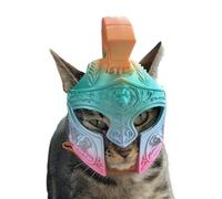 CAZSTYK Casco de gato con temática romana antigua, estilo centurión, para fiestas de disfraces divertidas, fotografía creativa, juego de rol, casco romano
