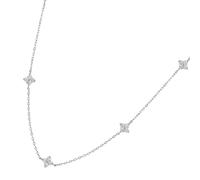CAZSTYK Collar de estrella chapado en oro de 14 quilates con circonita cúbica, ajustable, joyería para el cuello, collar ajustable para regalo, talla única, como se describe, como se describe