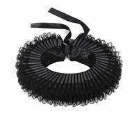 CAZSTYK Collar isabelino, collar de moda gótica, elegante, victoriano, accesorio de cuello ajustable, Negro, Talla única