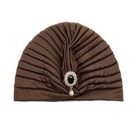 CAZSTYK Cómodo sombrero turbante de moda étnico que cubre la cabeza, tocado de fiesta temática para festivales y fiestas temáticas