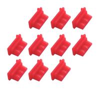 CAZSTYK Conector de silicona para puerto USB, diseño compacto, cubierta de puerto USB para PC, portátil, puertos de carga, protecciones, 10 unidades de enchufe USB