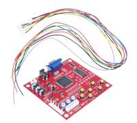 CAZSTYK Consola convertidor de videojuegos RGBS/CGA a VGA, juego CGA a VGA, accesorios para juegos, placa de procesamiento de video profesional