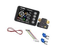 CAZSTYK Contador Coulomb de alta precisión con muestreo de temperatura, apagado automático, contador de circuito de alerta de baja potencia para batería