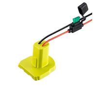 CAZSTYK Conversión de rueda eléctrica con cableado de 12 AWG para baterías de litio de 7,2 a 20 V, conversión de durabilidad y adaptador de batería de uso a largo plazo