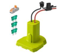 CAZSTYK Conversión de rueda eléctrica con cableado de 12 AWG para baterías de litio de 7,2 a 20 V, conversión de durabilidad y adaptador de batería de uso a largo plazo