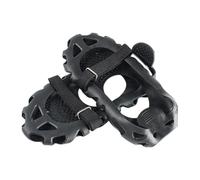 CAZSTYK Crampones antideslizantes con agarre de hielo, nieve, ruta, camping, deportes al aire libre, caminar, tracciones, zapatos de hielo, pinchos universales