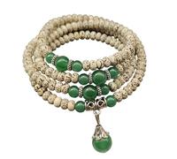 CAZSTYK Cuenta tradicional budista con estrella Bodhi para oración y uso diario, diseño resistente, cuenta de estrella Bodhi