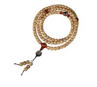 CAZSTYK Cuentas redondas de madera Bodhi de iluminación espiritual para practicantes de yoga y joyería espiritual de moda consciente