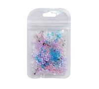 CAZSTYK Decoración 3D para uñas, lazos para uñas, arte de uñas, resina, brillante, decoración de uñas, piedras preciosas para decoración mixta de diamantes de imitación